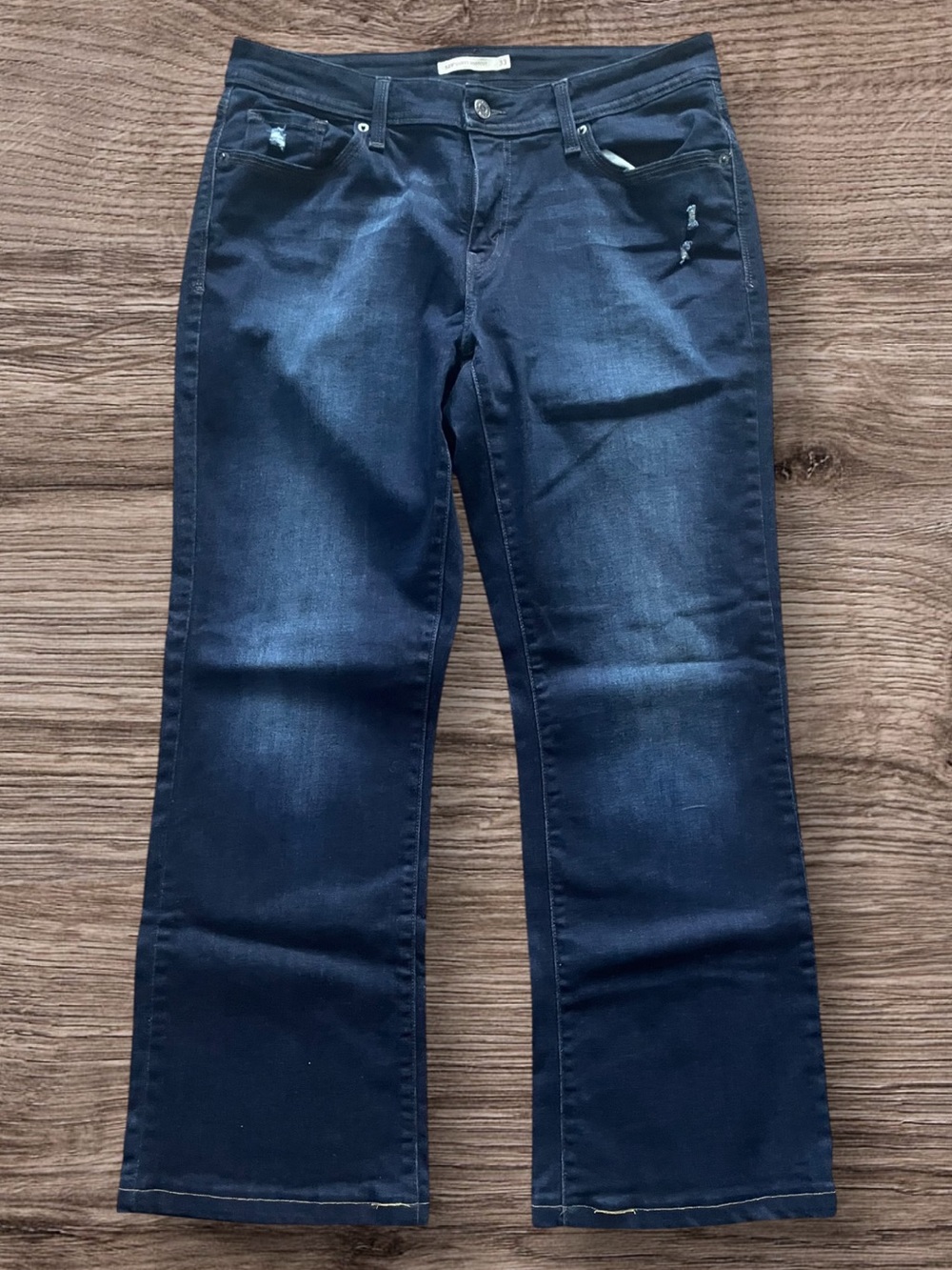 Levi's 529 Curvy Bootcut Dark Indigo Women’s Jeans Size 33